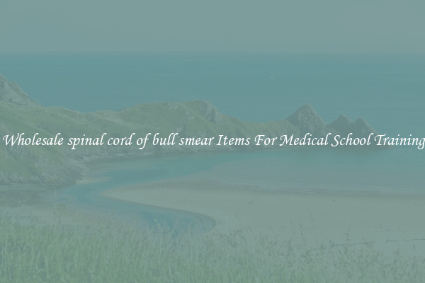 Wholesale spinal cord of bull smear Items For Medical School Training