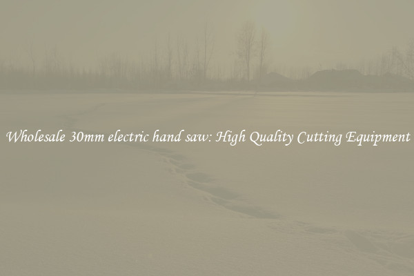 Wholesale 30mm electric hand saw: High Quality Cutting Equipment