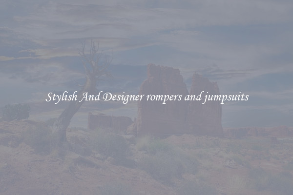 Stylish And Designer rompers and jumpsuits