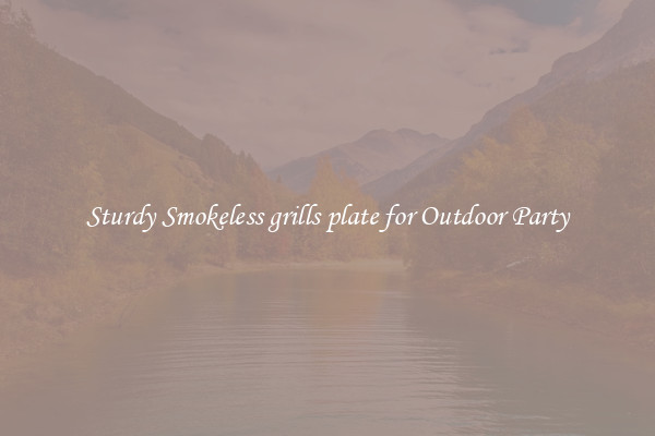 Sturdy Smokeless grills plate for Outdoor Party