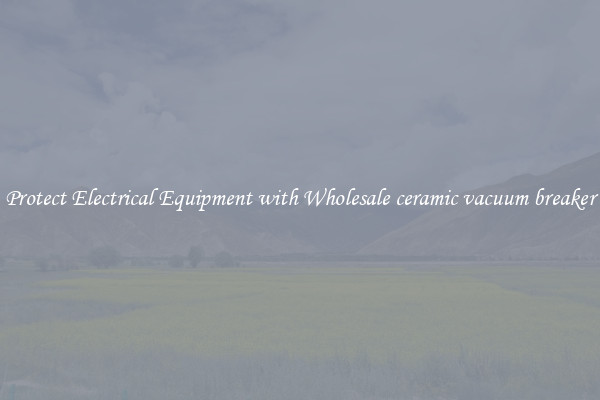 Protect Electrical Equipment with Wholesale ceramic vacuum breaker