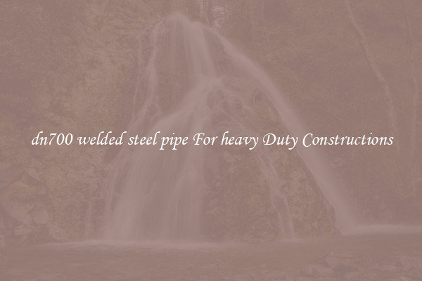 dn700 welded steel pipe For heavy Duty Constructions