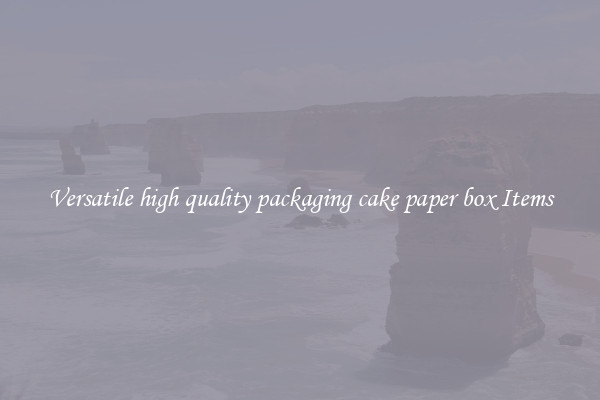 Versatile high quality packaging cake paper box Items