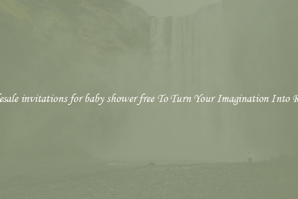 Wholesale invitations for baby shower free To Turn Your Imagination Into Reality